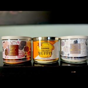 Fall candles bath&body works bundle